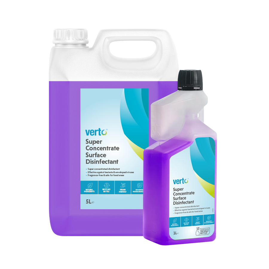 Purple Verto Range Cleaning Products